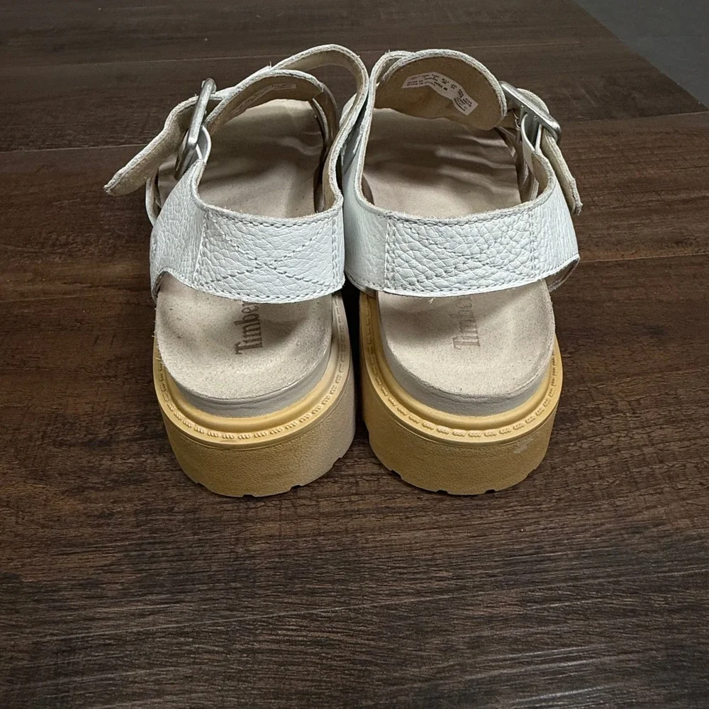 Timberland London Vibe White Fisherman Gladiator Lug Platform Sandals 7 - Picture 5 of 9